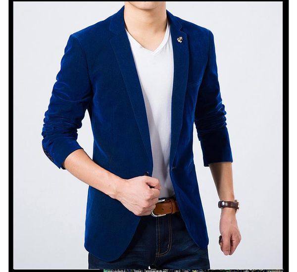 men's suits & blazers 2021mens blazer slim fit suit jacket green navy blue velvet spring autumn outwear coat for men, White;black
men's suits & blazers 2021mens blazer slim fit suit jacket green navy blue velvet spring autumn outwear coat for men, White;black