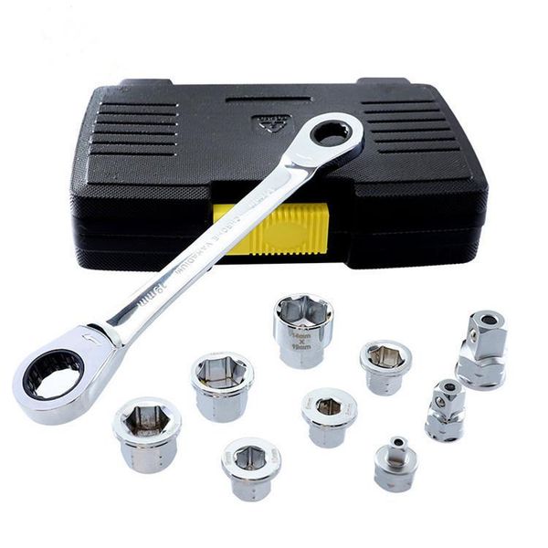 hand tools ratchets socket wrench set 6-19mm double end hexagon spanner kit adapter with storage box
hand tools ratchets socket wrench set 6-19mm double end hexagon spanner kit adapter with storage box