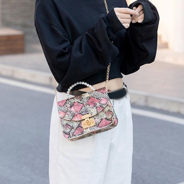 waist bags pu leather shoulder for women snakeskin mini purse retro square bag chain crossbody pearl handle handbags
waist bags pu leather shoulder for women snakeskin mini purse retro square bag chain crossbody pearl handle handbags