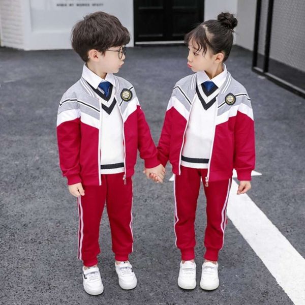 and new primary autumn 2019 set spring children's school student sportswear class kindergarten uniform, White
and new primary autumn 2019 set spring children's school student sportswear class kindergarten uniform, White