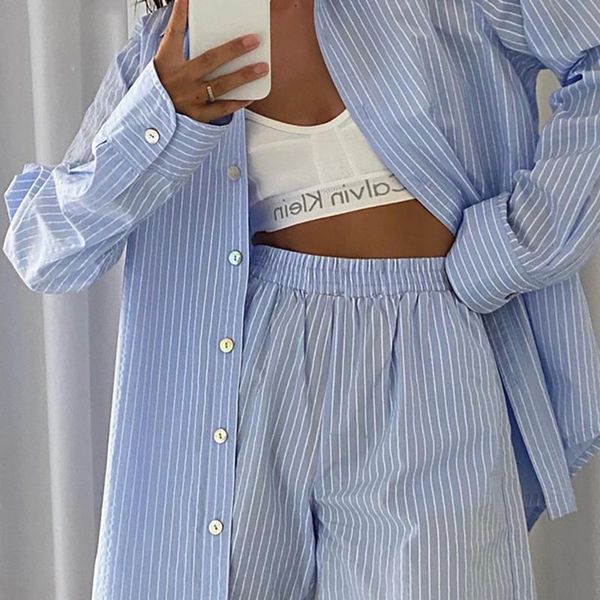 women's tracksuits two piece set women long sleeve shirt and loose high waisted mini shorts stripe streetwear ladies outfits tracksuit, Gray
women's tracksuits two piece set women long sleeve shirt and loose high waisted mini shorts stripe streetwear ladies outfits tracksuit, Gray