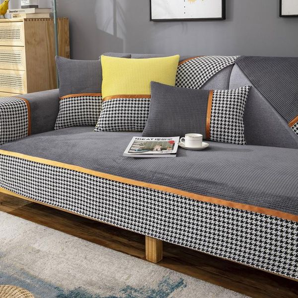 chair covers soft plush houndstooth pattern sofa cover non-slip towel decorative home
chair covers soft plush houndstooth pattern sofa cover non-slip towel decorative home