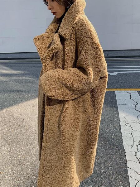 women's fur & faux molin teddy coat female winter large lapel one sheep shearing long lamb plush, Black
women's fur & faux molin teddy coat female winter large lapel one sheep shearing long lamb plush, Black