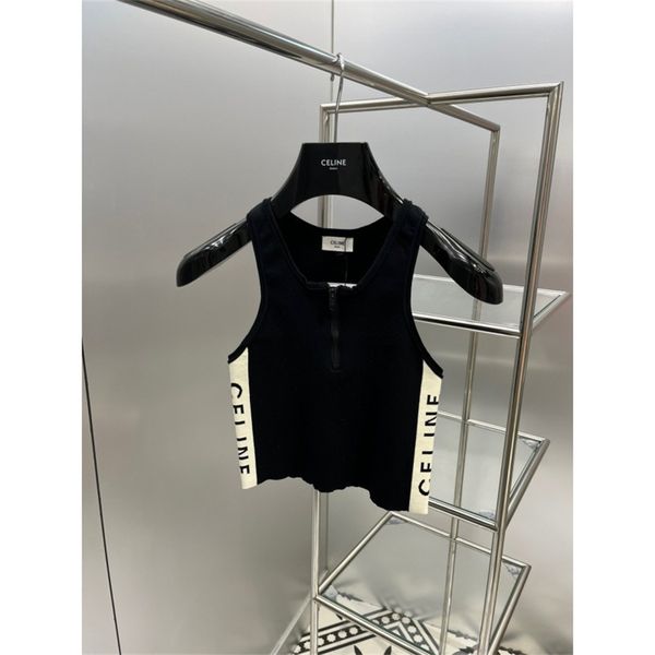 chaopai early spring new chest zipper design slim fit vest women's personalized side knitted vest, White
chaopai early spring new chest zipper design slim fit vest women's personalized side knitted vest, White