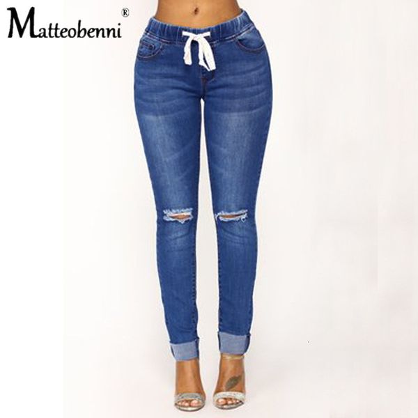 2021 new autumn fashion jeans women elastic waist of trousers blue with hole stretch ny hip raise pencil pants vsqj
2021 new autumn fashion jeans women elastic waist of trousers blue with hole stretch ny hip raise pencil pants vsqj