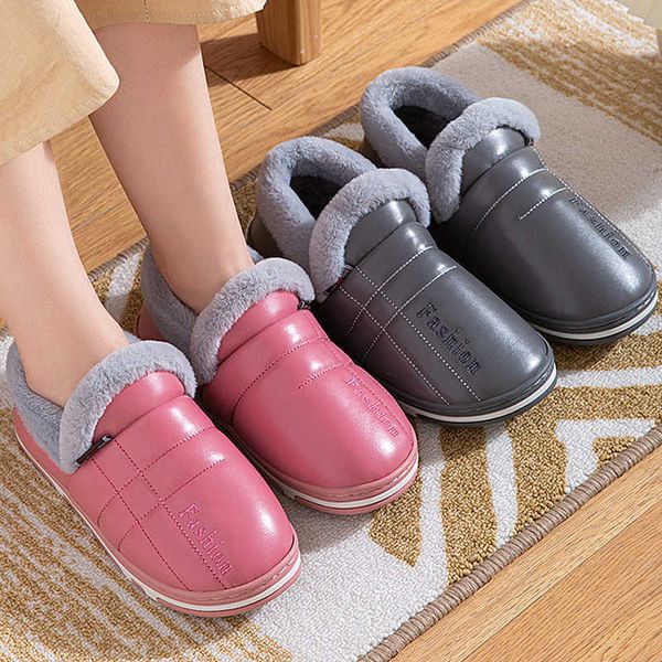 winter leather warm slippers women waterproof indoor house slipper soft non-slip warm house floor slides outdoor cotton shoes h0827, Black
winter leather warm slippers women waterproof indoor house slipper soft non-slip warm house floor slides outdoor cotton shoes h0827, Black