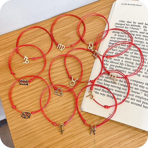 charm bracelets golden twelve constellations red rope ins special-interest design simple couple carrying strap student girlfriends, Golden;silver
charm bracelets golden twelve constellations red rope ins special-interest design simple couple carrying strap student girlfriends, Golden;silver