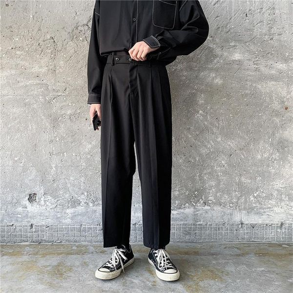 sagging trousers men's loose straight pants autumn korean trend pants wide leg casual nine suit thin, Black
sagging trousers men's loose straight pants autumn korean trend pants wide leg casual nine suit thin, Black