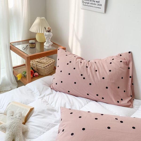 pillow case polka dot series pillowcase 2 pcs washed pure cotton nordic modern printed cover home textile
pillow case polka dot series pillowcase 2 pcs washed pure cotton nordic modern printed cover home textile