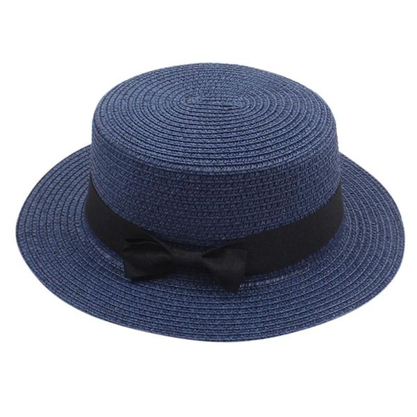 stingy brim hats summer women's boater beach hat wide side female casual solid lady classic flat bowknot straw sun women fedora #p2, Blue;gray
stingy brim hats summer women's boater beach hat wide side female casual solid lady classic flat bowknot straw sun women fedora #p2, Blue;gray