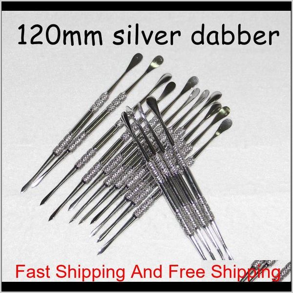 120mm silver dabber tool for wax dry herb dab jar tool dry herb vaporizer for mat qylwku mj_bag
120mm silver dabber tool for wax dry herb dab jar tool dry herb vaporizer for mat qylwku mj_bag