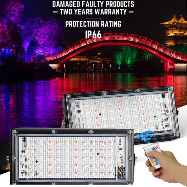 bulbs 220v 50w rgb floodlight ip65 waterproof cob reflector led spotlight outdoor garden street light with remote control
bulbs 220v 50w rgb floodlight ip65 waterproof cob reflector led spotlight outdoor garden street light with remote control