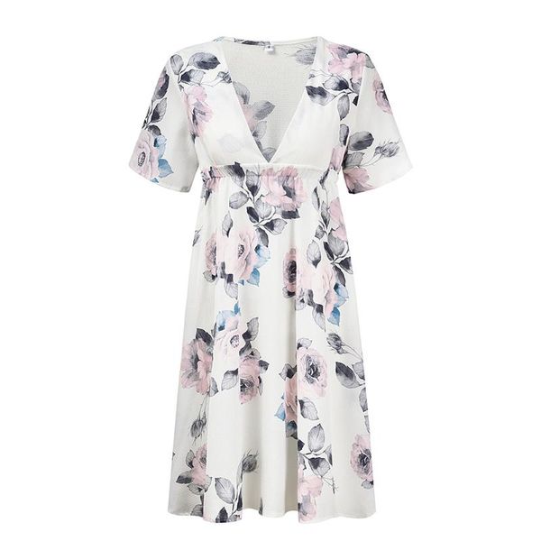 maternity dresses causal short sleeve floral prints v neck holiday flower women dress slim waist gift fashion pregnant large swing, White
maternity dresses causal short sleeve floral prints v neck holiday flower women dress slim waist gift fashion pregnant large swing, White