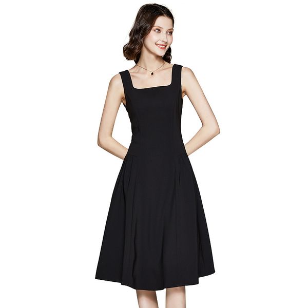women maxi dress black sling dress female summer sleevelesstank vest long women dresses, Black;gray
