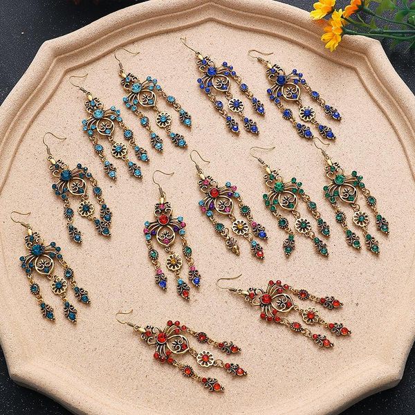 dangle & chandelier bohemian multicolor crystal beads drop earrings vintage classic ethnic long geometric charm femme party wedding jewelry, Silver
dangle & chandelier bohemian multicolor crystal beads drop earrings vintage classic ethnic long geometric charm femme party wedding jewelry, Silver
