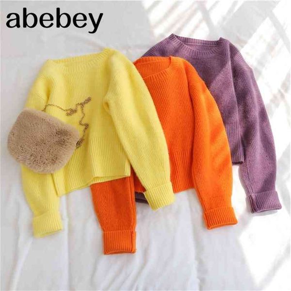 korean short knitted sweater women pullover autumn winter loose outer wear student base thick lazy female pullovers 210922, White;black
korean short knitted sweater women pullover autumn winter loose outer wear student base thick lazy female pullovers 210922, White;black