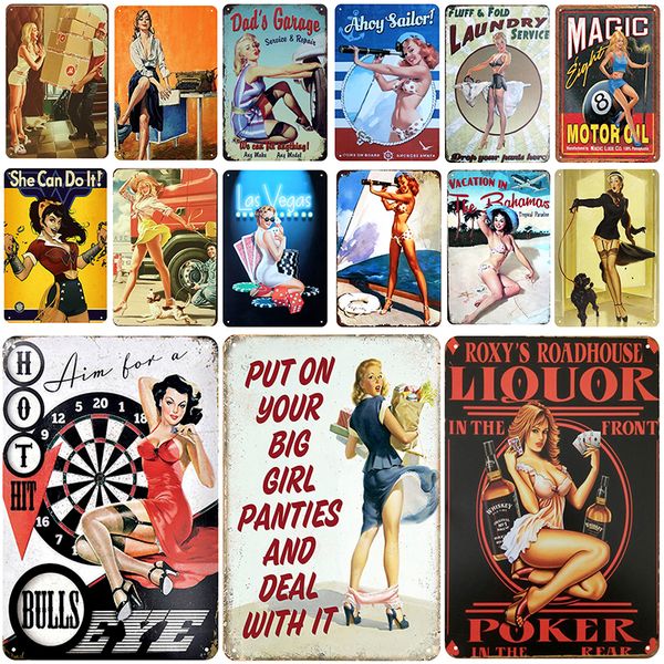 funny designed girls plaque metal painting vintage tin sign pin up shabby chic decor strickers retro room pub bar wall decoration poster siz
funny designed girls plaque metal painting vintage tin sign pin up shabby chic decor strickers retro room pub bar wall decoration poster siz