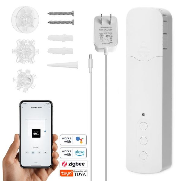 smart home control tuya zigbee tm616egzt intelligent pull bead curtain motor household el electric motors
smart home control tuya zigbee tm616egzt intelligent pull bead curtain motor household el electric motors