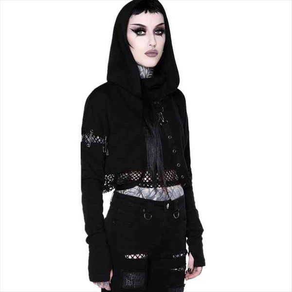 gothic punk y2k bandage women hooded hoodies fashion grid patchwork hole long sleeve pullover moto black sweatshirt
gothic punk y2k bandage women hooded hoodies fashion grid patchwork hole long sleeve pullover moto black sweatshirt