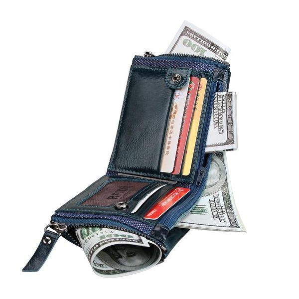 new anti-theft rfid first layer leather men wallet women casual zipper dollar clip, Red;black
new anti-theft rfid first layer leather men wallet women casual zipper dollar clip, Red;black
