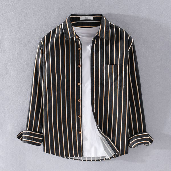 2021 new algodo listrado outono longo-manga comprida camisas marca casuais para camisa dos homens de moda primavera 6swb, White
2021 new algodo listrado outono longo-manga comprida camisas marca casuais para camisa dos homens de moda primavera 6swb, White