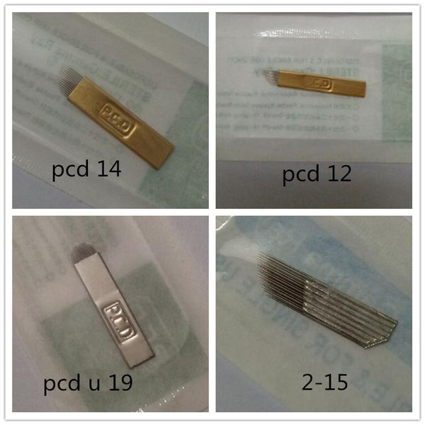 50 pcs tattoo needles permanent makeup microblading needles eyebrow pcd / u shapes for 3d manual tattoo embroidery pen
50 pcs tattoo needles permanent makeup microblading needles eyebrow pcd / u shapes for 3d manual tattoo embroidery pen