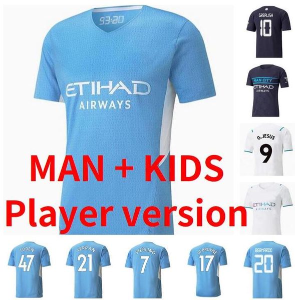 grealish de bruyne soccer jersey 21 22 bernardo g. jesus sterling ferran foden fans player version 2021 2022 football shirts man uniform men, Black;yellow
grealish de bruyne soccer jersey 21 22 bernardo g. jesus sterling ferran foden fans player version 2021 2022 football shirts man uniform men, Black;yellow