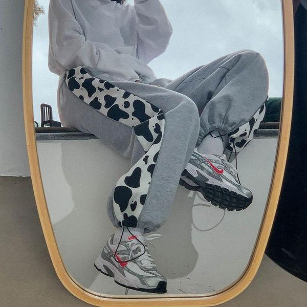 women's pants & capris cotton 2021 autumn and winter milk pattern beam women loose thin ins casual sports all-match long, Black;white
women's pants & capris cotton 2021 autumn and winter milk pattern beam women loose thin ins casual sports all-match long, Black;white