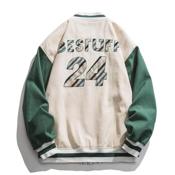 men's jackets striped color block varsity men japanese campus stitching sleeve youth baseball uniform loose harajuku embroidery jacket, Black;brown
men's jackets striped color block varsity men japanese campus stitching sleeve youth baseball uniform loose harajuku embroidery jacket, Black;brown
