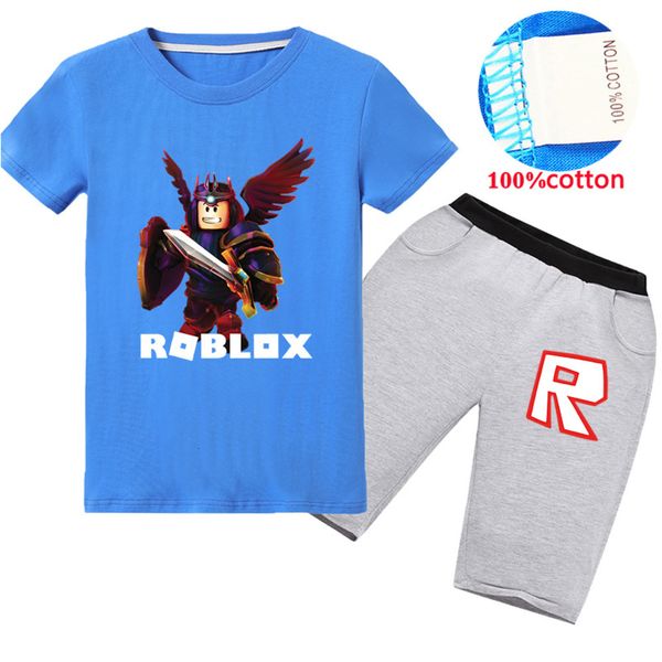 2020 robloxing boys short sleeve t-shirt cotton hoodie and pants teen sportswear clothing girls summer sports suit, White
2020 robloxing boys short sleeve t-shirt cotton hoodie and pants teen sportswear clothing girls summer sports suit, White