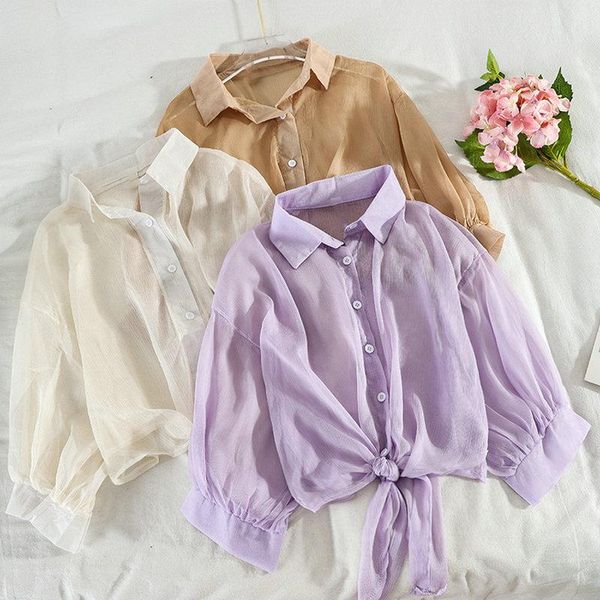women's blouses & shirts 2021 women summer turn-down collar 3/4 batwing sleeve cardigan button shirt elegant lady short bandage strap c, White
women's blouses & shirts 2021 women summer turn-down collar 3/4 batwing sleeve cardigan button shirt elegant lady short bandage strap c, White