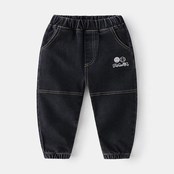 jeans kids pants spring autumn baby boys casual loose denim korean embroidery solid for children's trousers, Blue
jeans kids pants spring autumn baby boys casual loose denim korean embroidery solid for children's trousers, Blue