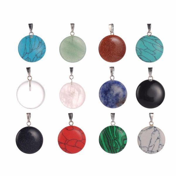 pendants natural pendant chakra quartz stone round flat shape gem diy necklace charm healing reiki beads for women jewelry, Black
pendants natural pendant chakra quartz stone round flat shape gem diy necklace charm healing reiki beads for women jewelry, Black