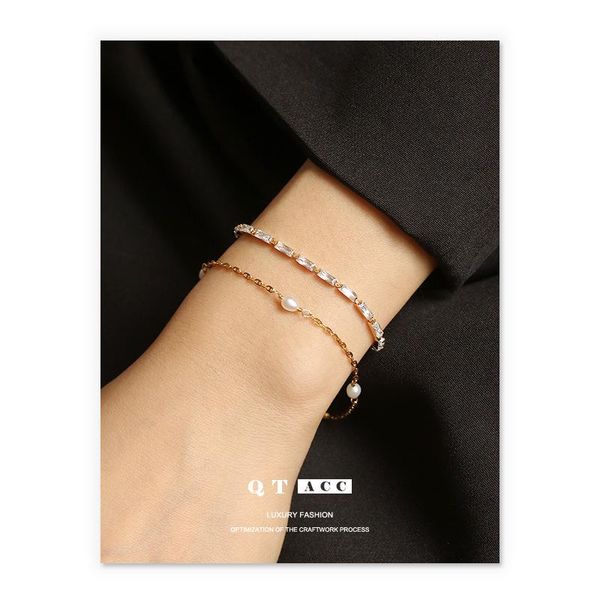 link, chain fashion gold silver color zircon temperament copper bracelet for women trendy fold over clasp geometric snake jewelry, Black
link, chain fashion gold silver color zircon temperament copper bracelet for women trendy fold over clasp geometric snake jewelry, Black
