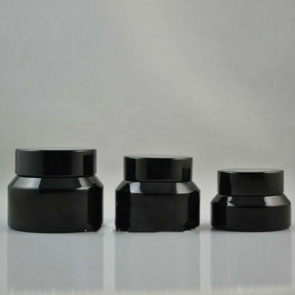 storage bottles & jars 15g 30g 50g 15pcs/lot black glass jar cosmetic mask cream refillale container empty cosmetics packaging
storage bottles & jars 15g 30g 50g 15pcs/lot black glass jar cosmetic mask cream refillale container empty cosmetics packaging