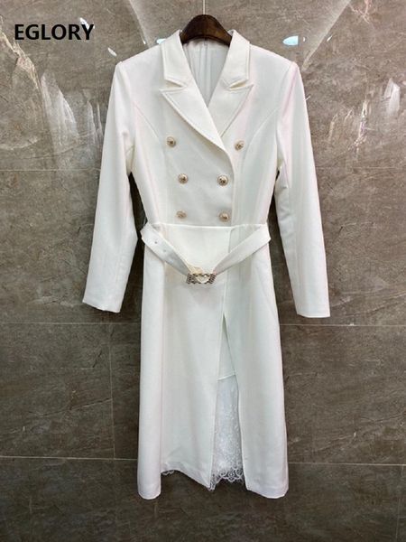 casual dresses long blazer dress 2021 autumn women notched collar golden button up lace patchwork sleeve work ol, Black;gray
casual dresses long blazer dress 2021 autumn women notched collar golden button up lace patchwork sleeve work ol, Black;gray