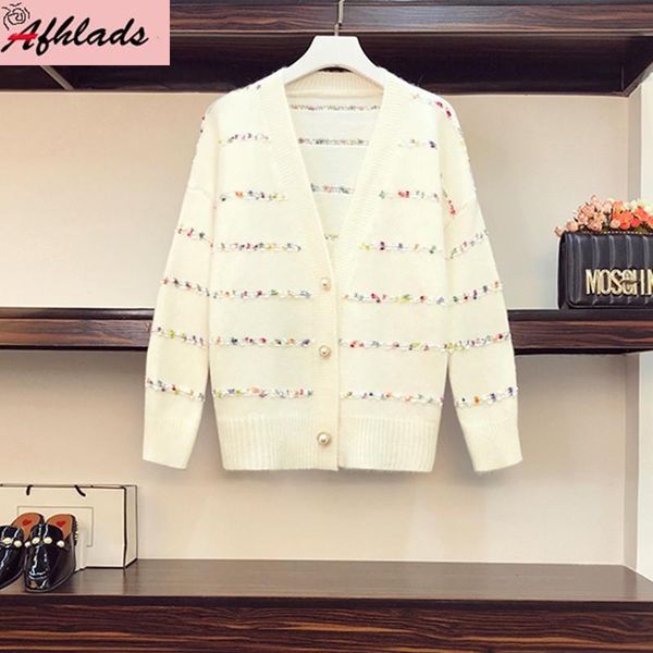 women's jackets loose v-neck knitted sweater cardigan jacket autumn and winter single-breasted long sleeved fashion plus size outerwear, Black;brown
women's jackets loose v-neck knitted sweater cardigan jacket autumn and winter single-breasted long sleeved fashion plus size outerwear, Black;brown