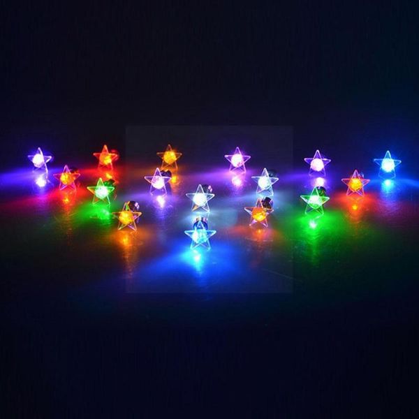 stud women five-pointed star led luminous earrings party gift crystal dance jewelry accessorie f3g9, Golden;silver
stud women five-pointed star led luminous earrings party gift crystal dance jewelry accessorie f3g9, Golden;silver