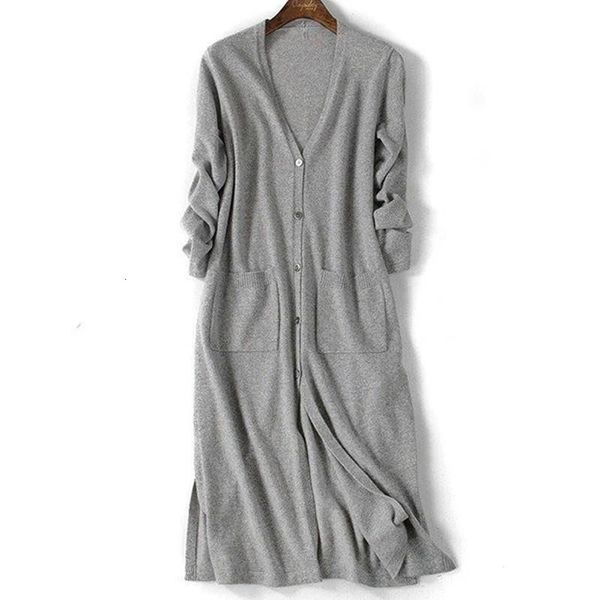 2021 new spring autumn women v neck cashmere long cardigan sweater coat female pure color wool knit open stitch knitwear k29yv6g, White;black
2021 new spring autumn women v neck cashmere long cardigan sweater coat female pure color wool knit open stitch knitwear k29yv6g, White;black