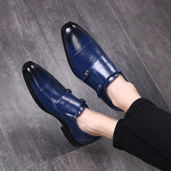 dress shoes men's formal men monk oxford for wedding brand leather double buckles big size ghj7, Black
dress shoes men's formal men monk oxford for wedding brand leather double buckles big size ghj7, Black
