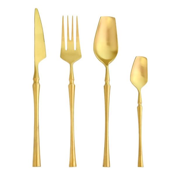 flatware sets tableware set stainless steel matte dinnerware 6set gold knife fork spoon dishwasher safe cutlery
flatware sets tableware set stainless steel matte dinnerware 6set gold knife fork spoon dishwasher safe cutlery