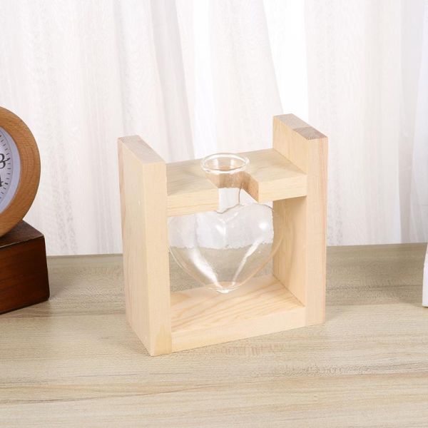 1pc heart shape glass vase hydroponics planter green plant container flower arrangement with wooden rack (log color)
1pc heart shape glass vase hydroponics planter green plant container flower arrangement with wooden rack (log color)