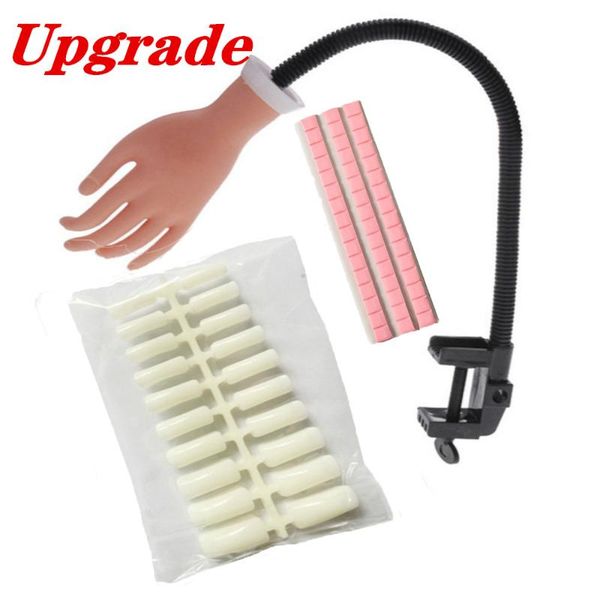 nail art equipment training hand for manicure practice silicone nails artificial acrylic kit, Silver
nail art equipment training hand for manicure practice silicone nails artificial acrylic kit, Silver