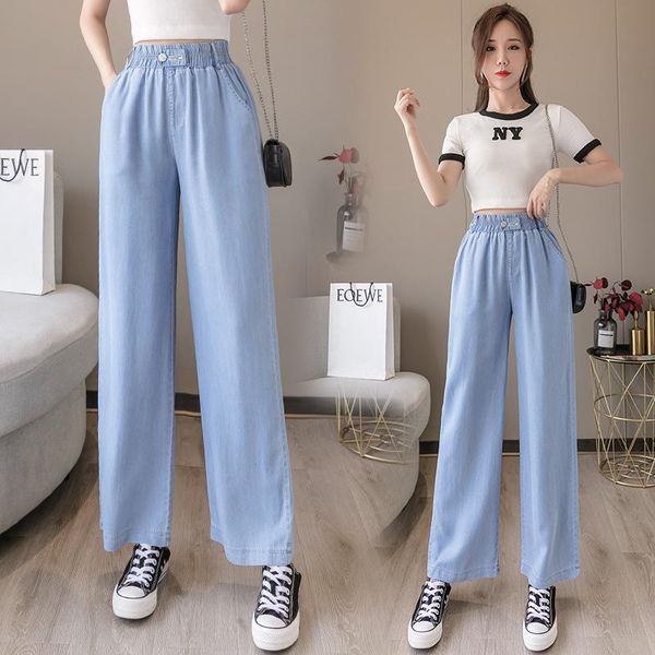 women's jeans women summer wide leg high waist drawstring straight loose ankle length daisy embroidery denim pants thin jean trousers, Blue
women's jeans women summer wide leg high waist drawstring straight loose ankle length daisy embroidery denim pants thin jean trousers, Blue