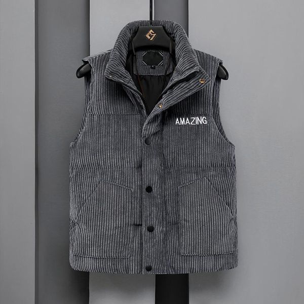 men's jackets men's vest autumn/winter 2021 fashion trend wild handsome slim down cotton padded lapel solid color jacket, Black;brown
men's jackets men's vest autumn/winter 2021 fashion trend wild handsome slim down cotton padded lapel solid color jacket, Black;brown