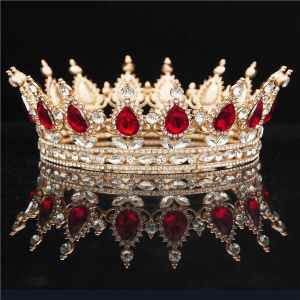 hair clips & barrettes round crystal crown diadem queen headdress metal gold colors tiaras and crowns prom pageant wedding jewelry accessori, Golden;silver
hair clips & barrettes round crystal crown diadem queen headdress metal gold colors tiaras and crowns prom pageant wedding jewelry accessori, Golden;silver