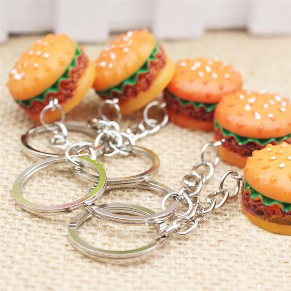 keychains lovely hamburger keychain simulation food pendant key ring christmas birthday gift, Silver
keychains lovely hamburger keychain simulation food pendant key ring christmas birthday gift, Silver