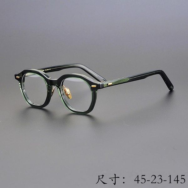 fashion sunglasses frames 2021 vintage acetate myopia eyeglass frame hand craft women men unique irregular polygon type high level original, Black
fashion sunglasses frames 2021 vintage acetate myopia eyeglass frame hand craft women men unique irregular polygon type high level original, Black
