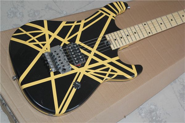 black yellow stripe double roll electric guitar maple xylophone neck
black yellow stripe double roll electric guitar maple xylophone neck