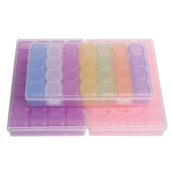 nail art equipment 28 slots jewelry storage box powder case empty tips clear plastic container transparent display tools, Silver
nail art equipment 28 slots jewelry storage box powder case empty tips clear plastic container transparent display tools, Silver